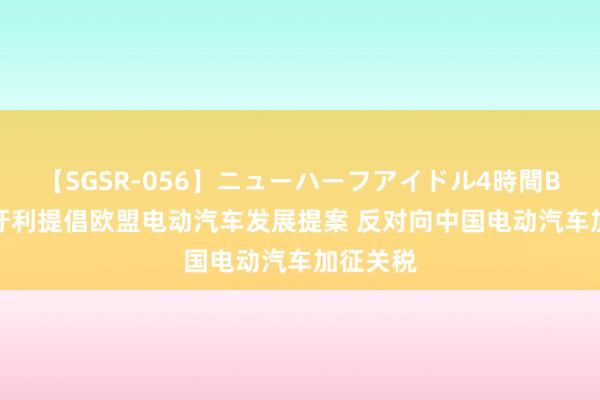 【SGSR-056】ニューハーフアイドル4時間BEST 匈牙利提倡欧盟电动汽车发展提案 反对向中国电动汽车加征关税