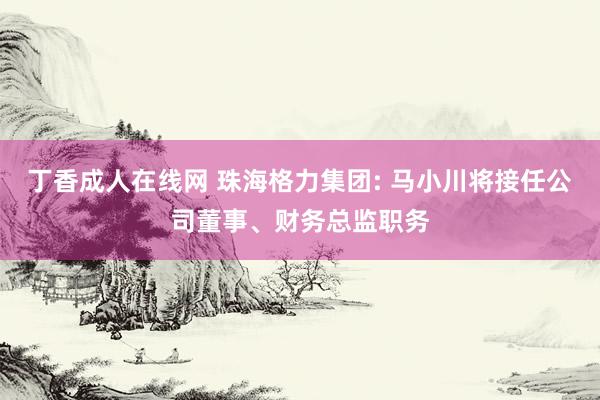 丁香成人在线网 珠海格力集团: 马小川将接任公司董事、财务总监职务