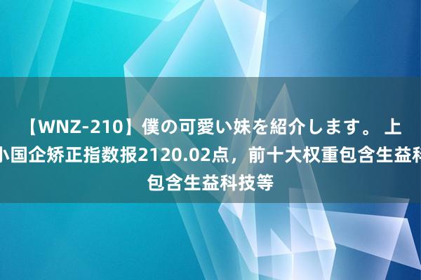 【WNZ-210】僕の可愛い妹を紹介します。 上证中小国企矫正指数报2120.02点，前十大权重包含生益科技等